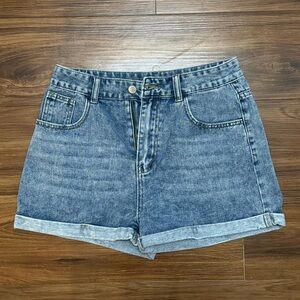 SHEIN Classic Blue Jean Shorts